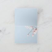 Moderne Elegante Tropische Bladeren Bedankkaart (Binnen)