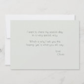 Moderne, elegante tropische bladeren zijn mijn Bri Kaart (Achterkant)