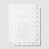 Moderne Elegante Trouw Vellum Uitnodigingen (Offset (Uitnodiging))