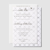 Moderne Elegante Trouwdag Vellum Uitnodigingen (Offset (Uitnodiging))
