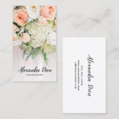 Moderne elegante trouwfotografie visitekaartje (Voorkant / Achterkant)