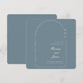Moderne Elegante Trouwkaart om de datum vast te le Save The Date