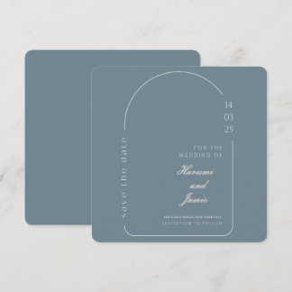 Moderne Elegante Trouwkaart om de datum vast te le Save The Date
