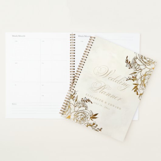 Moderne Elegante Trouwplanner Planner (Display)