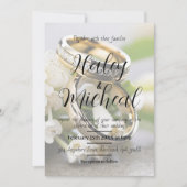 Moderne Elegante Trouwringen Uitnodiging (Voorkant)