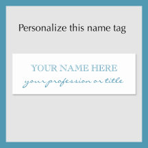 Moderne Elegante Turquoise Aqua Professionele ID