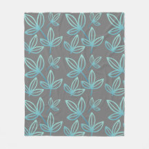 Moderne elegante turquoise bladeren