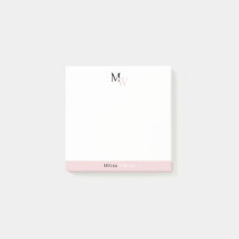 Moderne Elegante Tweetonige Monogram
