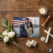 Moderne Elegante Typografie Aangepaste Foto Bruilo Save The Date