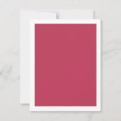 Moderne elegante typografie foto Save the Date Inv Kaart (Achterkant)