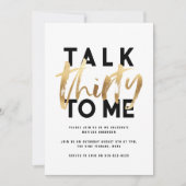 Moderne elegante typografie girale goud 30e (Voorkant)