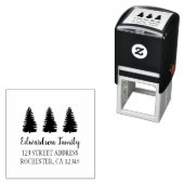 Moderne elegante typografie pinetrees zelfinktende stempel (In situ)