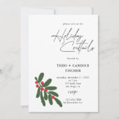 Moderne elegante typografie vakantie cocktails kaart (Voorkant)