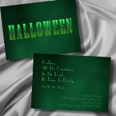 Moderne elegante typografie van volwassen Hallowee Kaart