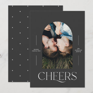 Moderne elegante typografie zwarte 1 foto Kerstmis