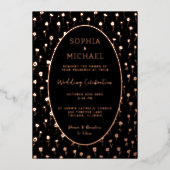 Moderne Elegante Uitnodiging van de Huwelijk Foto  (Voorkant)