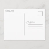 Moderne Elegante Uitnodiging voor Levensviering (Achterkant)