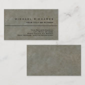 Moderne, elegante, unieke monniksmuur visitekaartje (Voorkant / Achterkant)