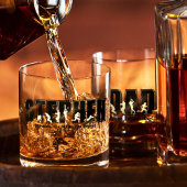 Moderne Elegante Unieke Voetbal Sporten  Whisky Glas