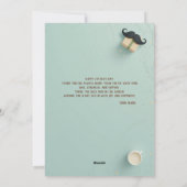 Moderne Elegante Vaderdag Kaart - Boodschap voor p (Achterkant)