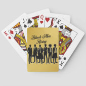 Moderne Elegante Vaderdag Klassieke speelkaarten (Achterkant)