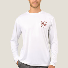Moderne Elegante Valentijnsdag Romantisch Liefdeso Tri-Blend Shirt