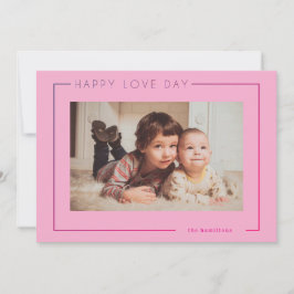 Moderne elegante Valentijnskaart Folie Vakantie  Feestdagenkaart