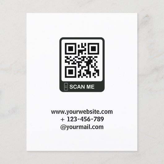 Moderne Elegante Vastgoed Promotie Flyer (Achterkant)