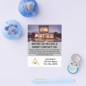 Moderne Elegante Vastgoed Promotie Flyer (Enkel)