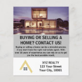 Moderne Elegante Vastgoed Promotie Flyer (Voorkant)