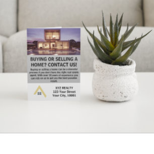 Moderne Elegante Vastgoed Promotie Kaart