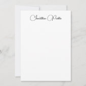 Moderne elegante verticale Sjabloon gecalligrafeer (Voorkant)