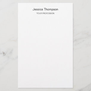 Moderne Elegante Vlakke Eenvoudige Professionele Briefpapier