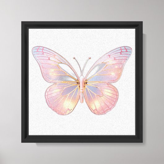 Moderne Elegante Vlinder Canvas Afdruk (Voorkant)
