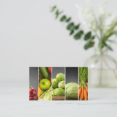 Moderne Elegante Voedingsdeskundige Persoonlijke C Visitekaartje (Staand voorkant)