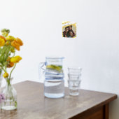 Moderne Elegante Voeg Foto Toe Familie Portret Met Folie Afdrukken (Laag (Keuken))