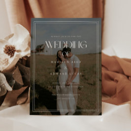Moderne Elegante Volledige Foto Vet Typografie Huw Kaart