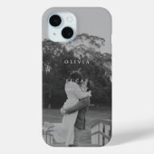Moderne Elegante Volledige Koppel Foto Case-Mate iPhone Case (Achterkant)