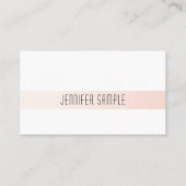 Moderne, elegante vormgeving met eenvoudig design visitekaartje (Voorkant)