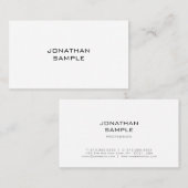 Moderne elegante vormgeving stijlvolle vormgeving  visitekaartje (Voorkant / Achterkant)