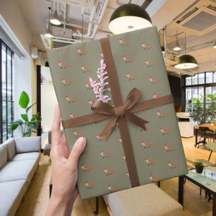 Moderne elegante vos cadeaupapier