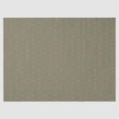 Moderne Elegante Vos Tissuepapier (Voorkant)