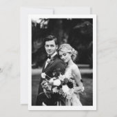 Moderne Elegante Vrijgezellenfeest Fotouitnodiging Kaart (Achterkant)