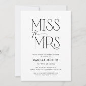 Moderne Elegante Vrijgezellenfeest Fotouitnodiging Kaart (Voorkant)