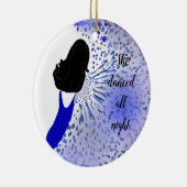Moderne elegante vrouw keramisch ornament (Rechts)