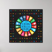 Moderne Elegante Wall Art Gallery Art Canvas Art (Voorkant)