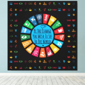 Moderne Elegante Wall Art Gallery Art Canvas Art (Insitu (Houten vloer))