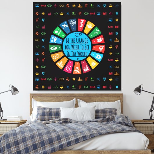 Moderne Elegante Wall Art Gallery Art Canvas Art Afdruk (Insitu (Slaapkamer))