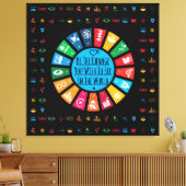 Moderne Elegante Wall Art Gallery Art Canvas Art Afdruk (Insitu (Woonkamer))