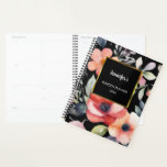 Moderne elegante waterverf bloemen persoonlijk planner<br><div class="desc">Moderne waterverf bloeit personal planner. U kunt het personaliseren en uw eigen naam,  tekst en jaar toevoegen, </div>